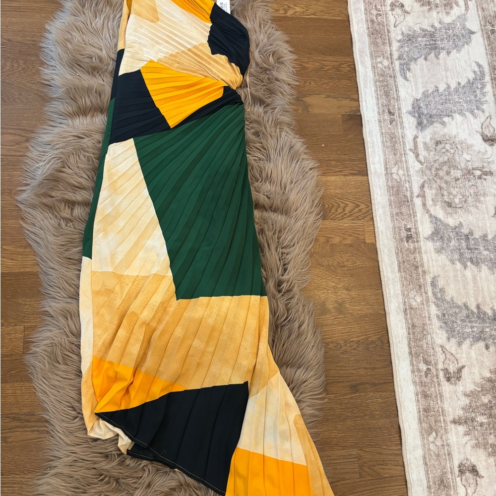 Colorful Geometric Maxi Dress